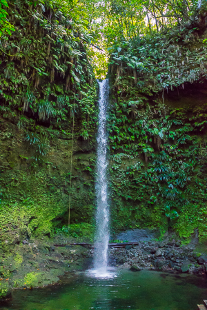 Falls in Central Dominica.